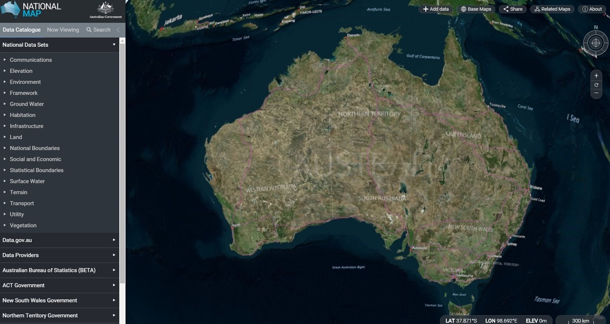 Google Map of Sydney, Australia - Nations Online Project