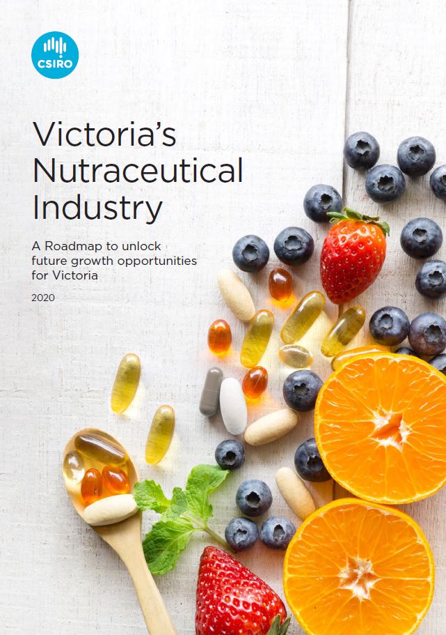 Cover of Victoria's Nutraceutical Industry roadmap