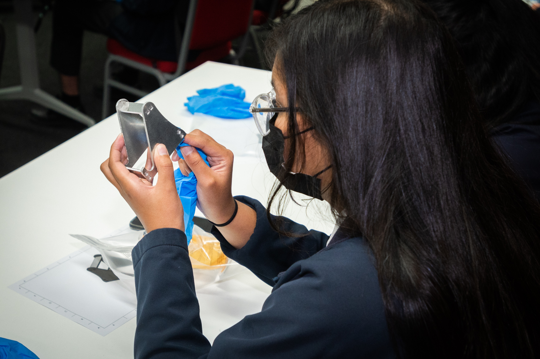 Student at the Generation STEM inaugural Careers Expo. 
