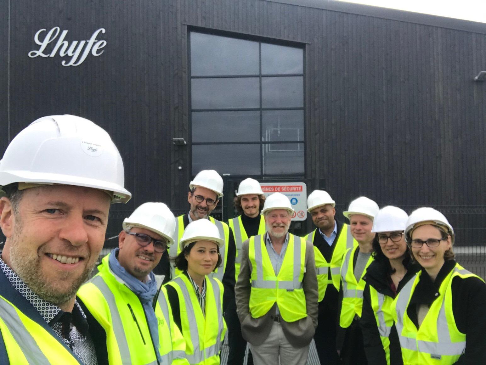 France Delegation - site visit to Lhyfe