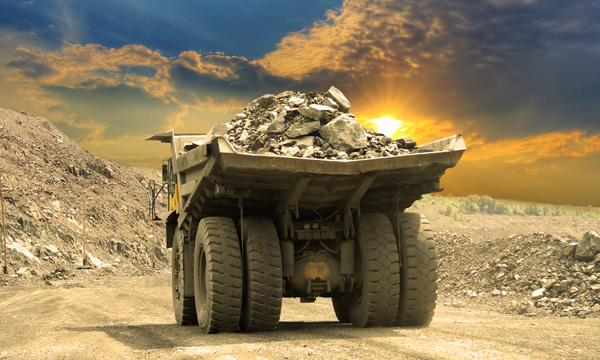 Large mining truck