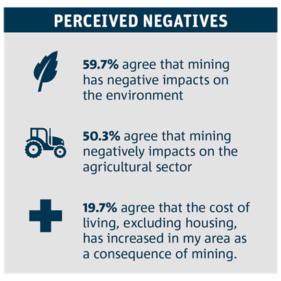 Graphic highlighting perceived negatives 