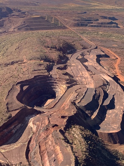 Open pit near Paraburdoo