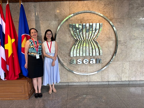 Lucy Cameron and Hien Pham, from CSIRO’s Data61, presented insights to shape ASEAN’s strategic research priorities.