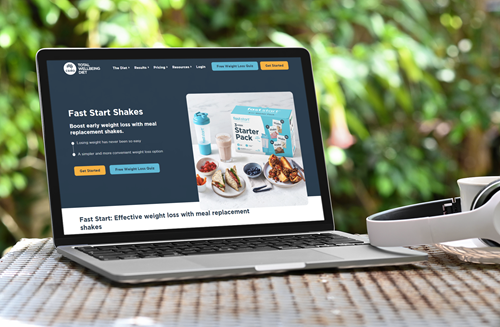 CSIRO's Fast Start meal replacement shakes offering is delivered as part of the CSIRO Total Wellbeing Diet online program.