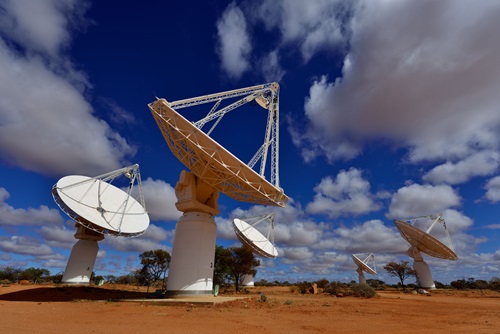 CSIROs ASKAP radio telescope on Wajarri Country.