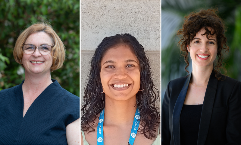 Dr Melanie McGrath, Dr Lynn Nazareth and Dr Helen McFarlane