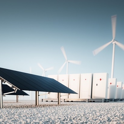 Image of a grid of solar panels