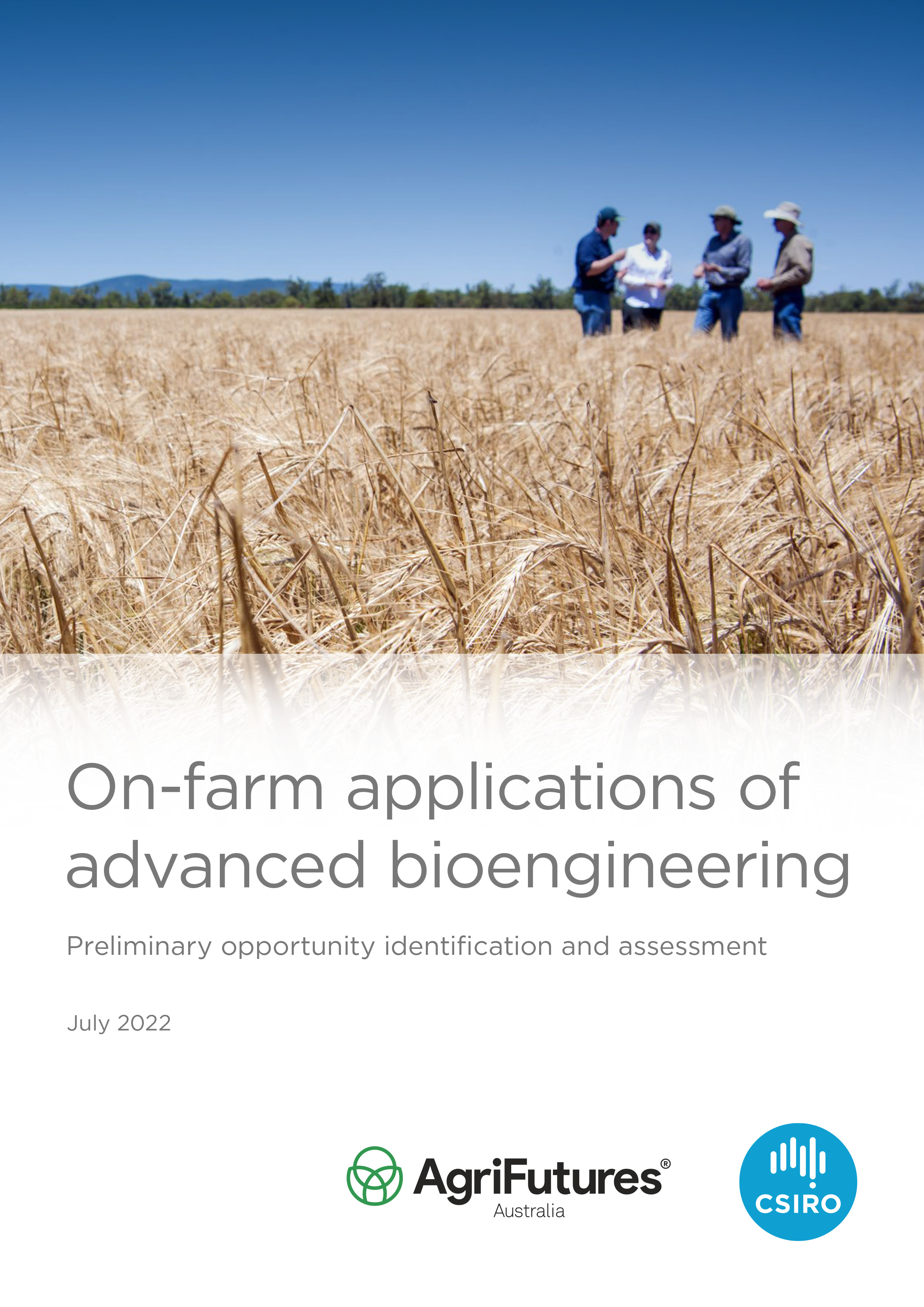 Front cover of On-farm Applications of Advanced Bioengineering Report